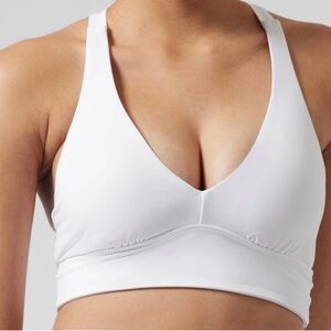 Athleta white swim top